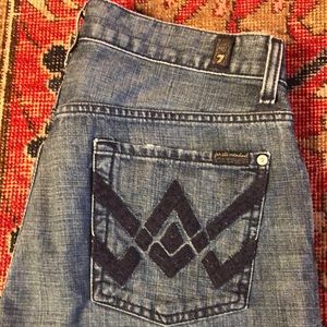 7 for all mankind bootcut jeans sz 30